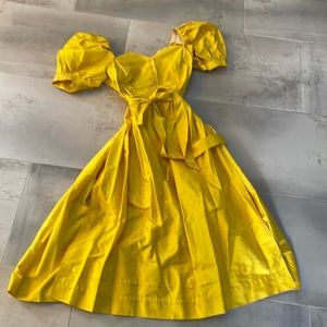 Austrian Dirndl Dress, real silk